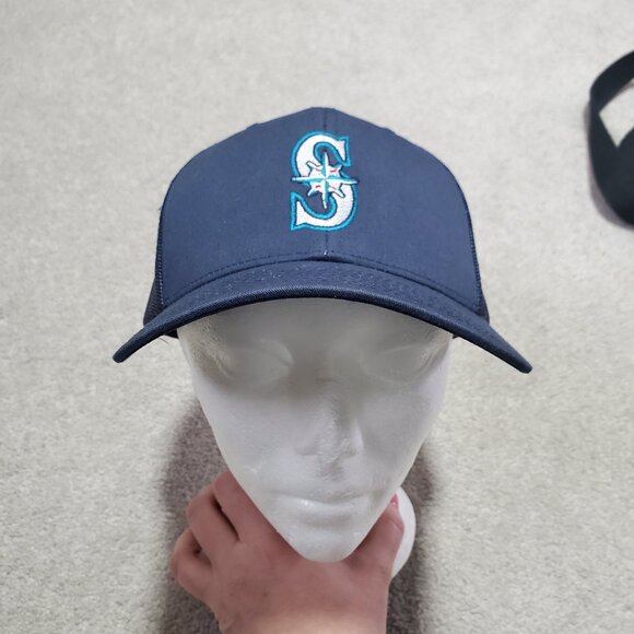 YUPOONG The Classics Seattle Mariners 1993 Baseball Cap Hat Mesh Back Adjustable - Picture 2 of 8